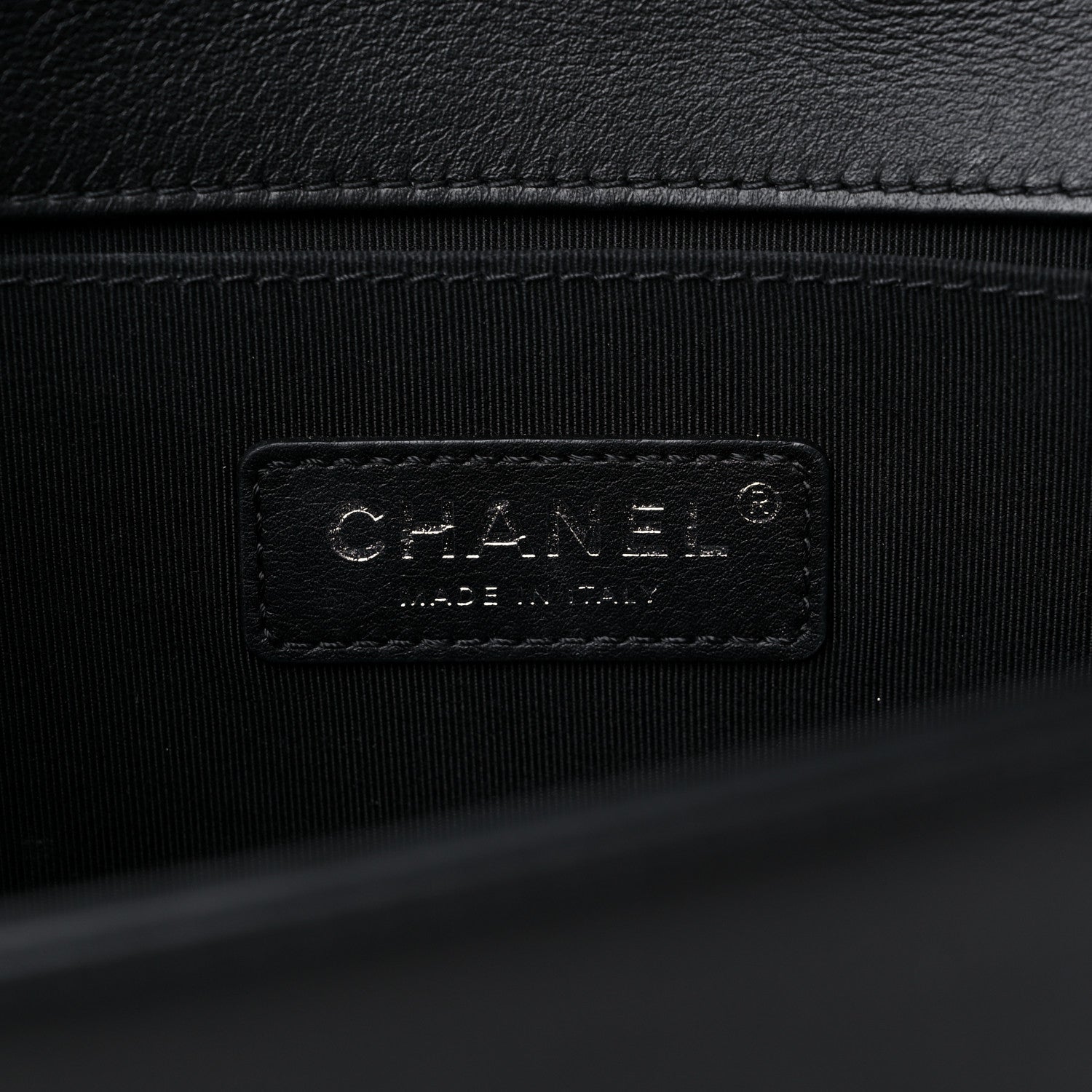 Chanel Calfskin Pearl Tweed Medium Boy Flap Black 6 of 9