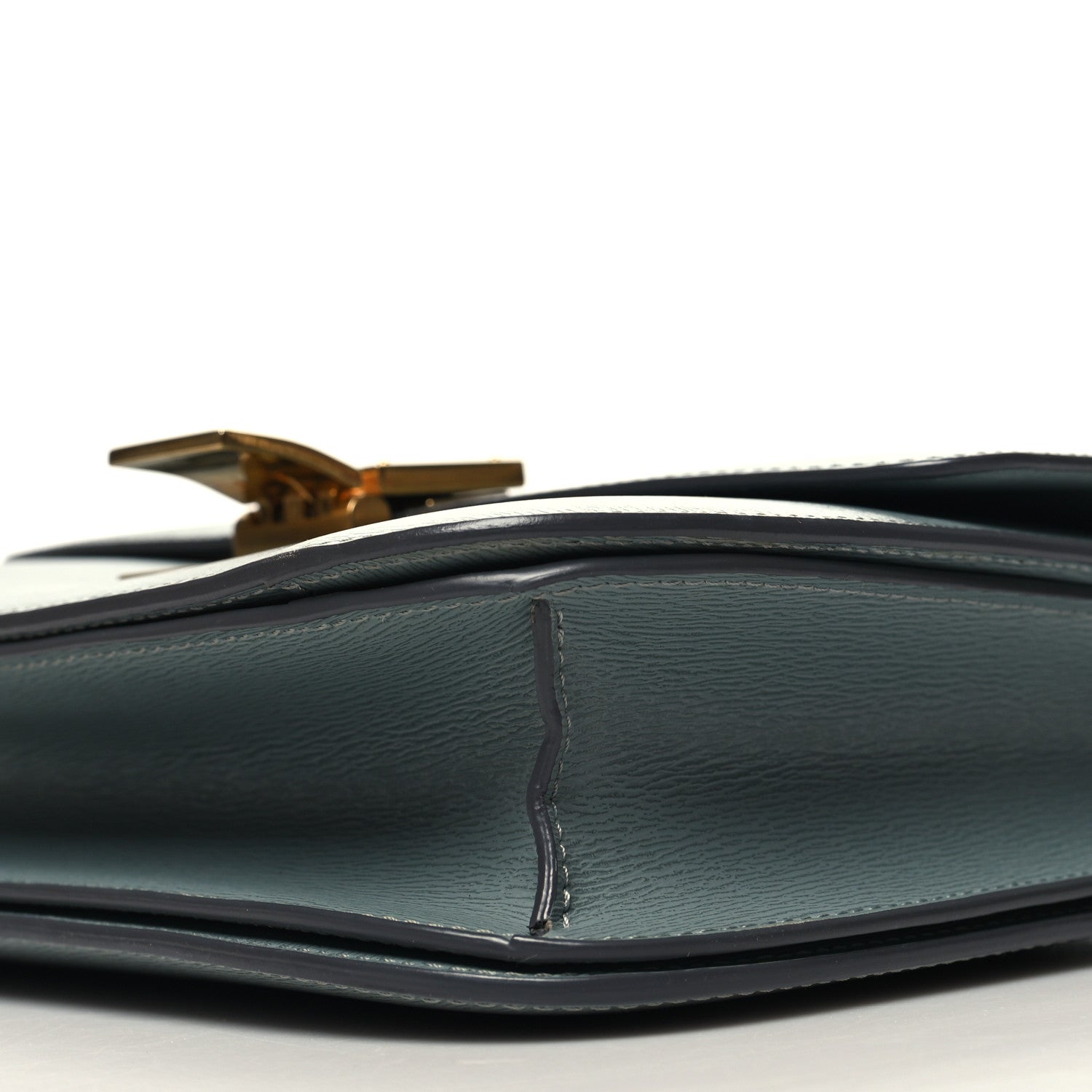 Celine Liege Calfskin Medium Classic Box Flap Bag Storm 11 of 11