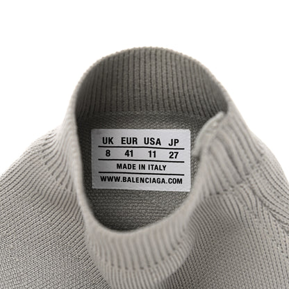 Balenciaga Neoprene Knit Womens Speed Graffiti Sneakers 41 Grey Black 8 of 9