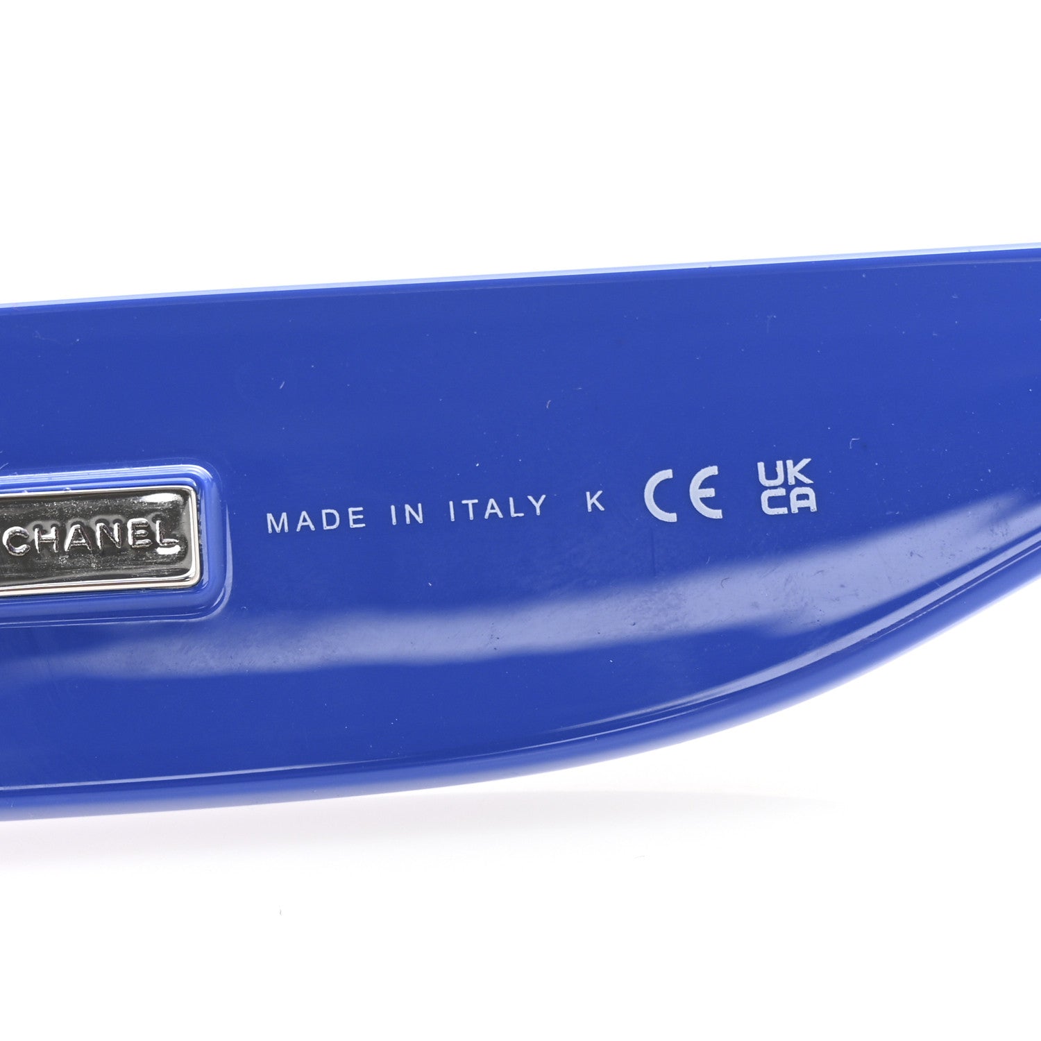 Chanel Acetate Cat Eye Sunglasses 6057 Black Blue 6 of 8