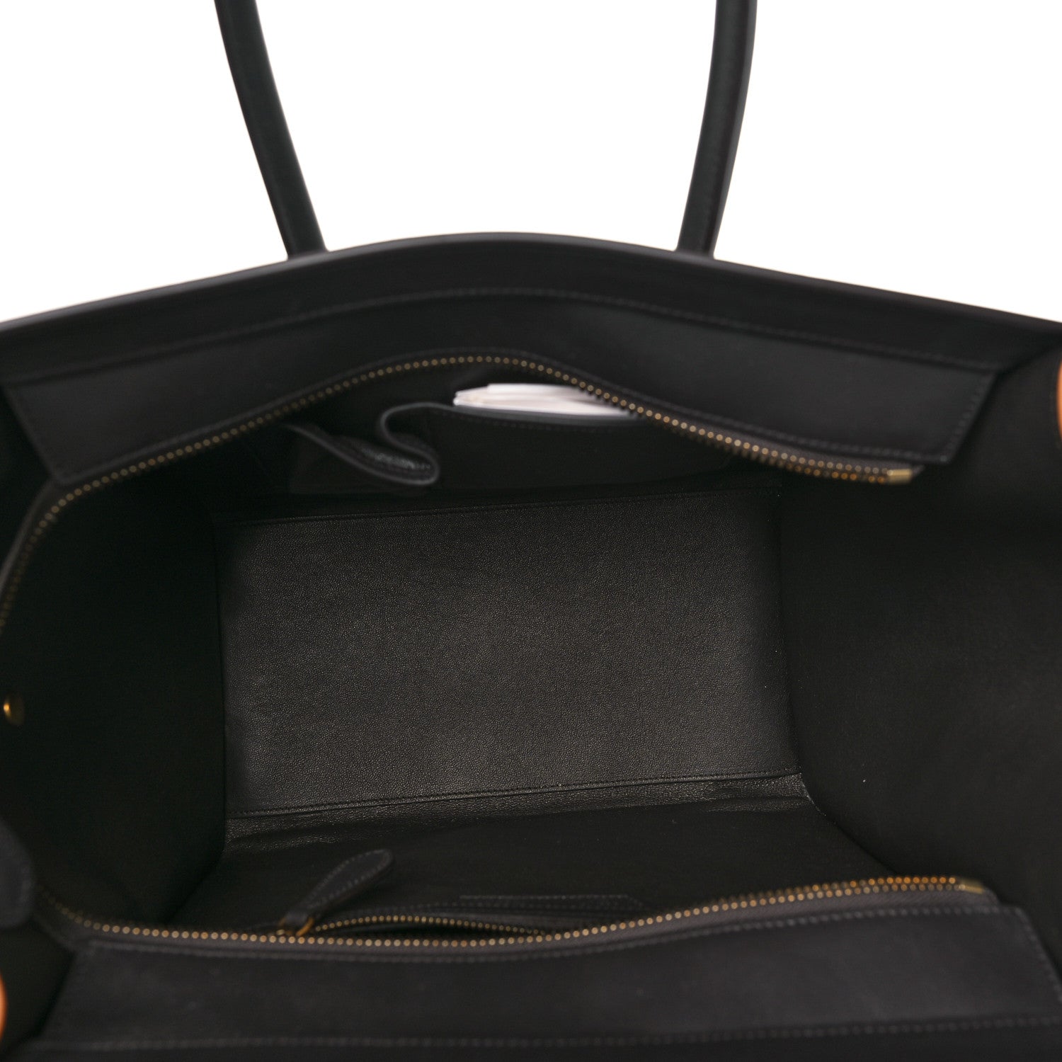 Celine Drummed Calfskin Nubuck Mini Tri-Color Luggage Chalk 5 of 9
