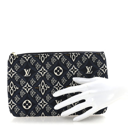 Louis Vuitton Jacquard Since 1854 Neverfull MM GM Pochette Blue 2 of 6