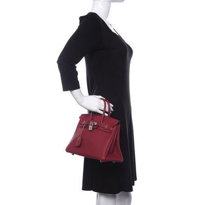 Hermes Togo Birkin 25 Rouge Grenat 2 of 10