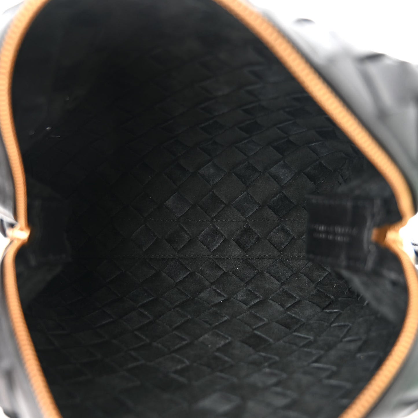 Nappa Intrecciato Small Loop Camera Bag Black