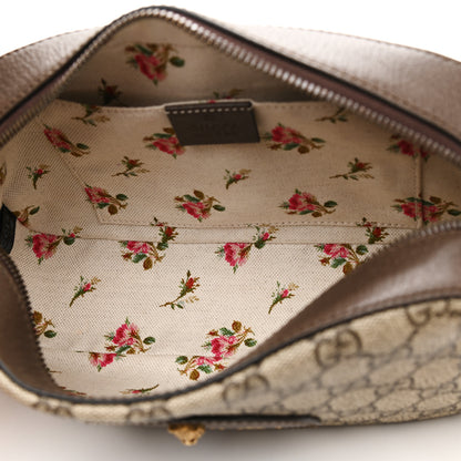 Gucci GG Supreme Monogram Web Neo Vintage Shoulder Bag Beige New Acero Crop 6 of 11