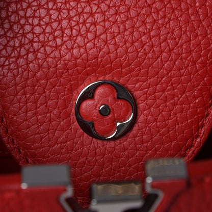 Louis Vuitton Taurillon Python Capucines BB Rubis 8 of 8