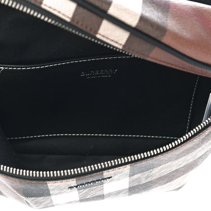 Burberry E-canvas Check Bum Bag Dark Birch Brown 5 of 10