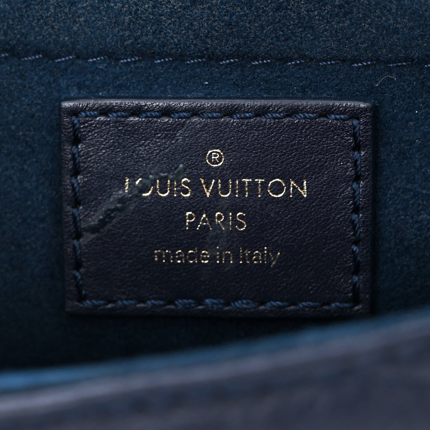 Louis Vuitton Calfskin Leopard Print New Wave Chain MM Navy 6 of 11