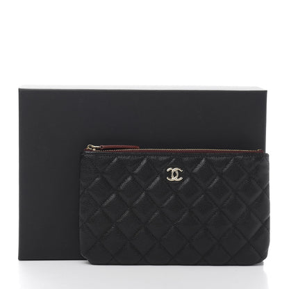 Chanel Caviar Quilted Cosmetic Case Black 8 of 8
