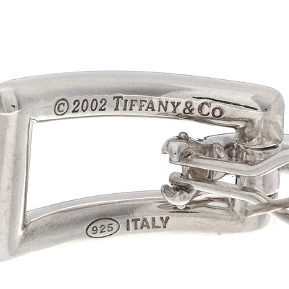 Tiffany Sterling Silver Rectangle Drop Earrings 4 of 4