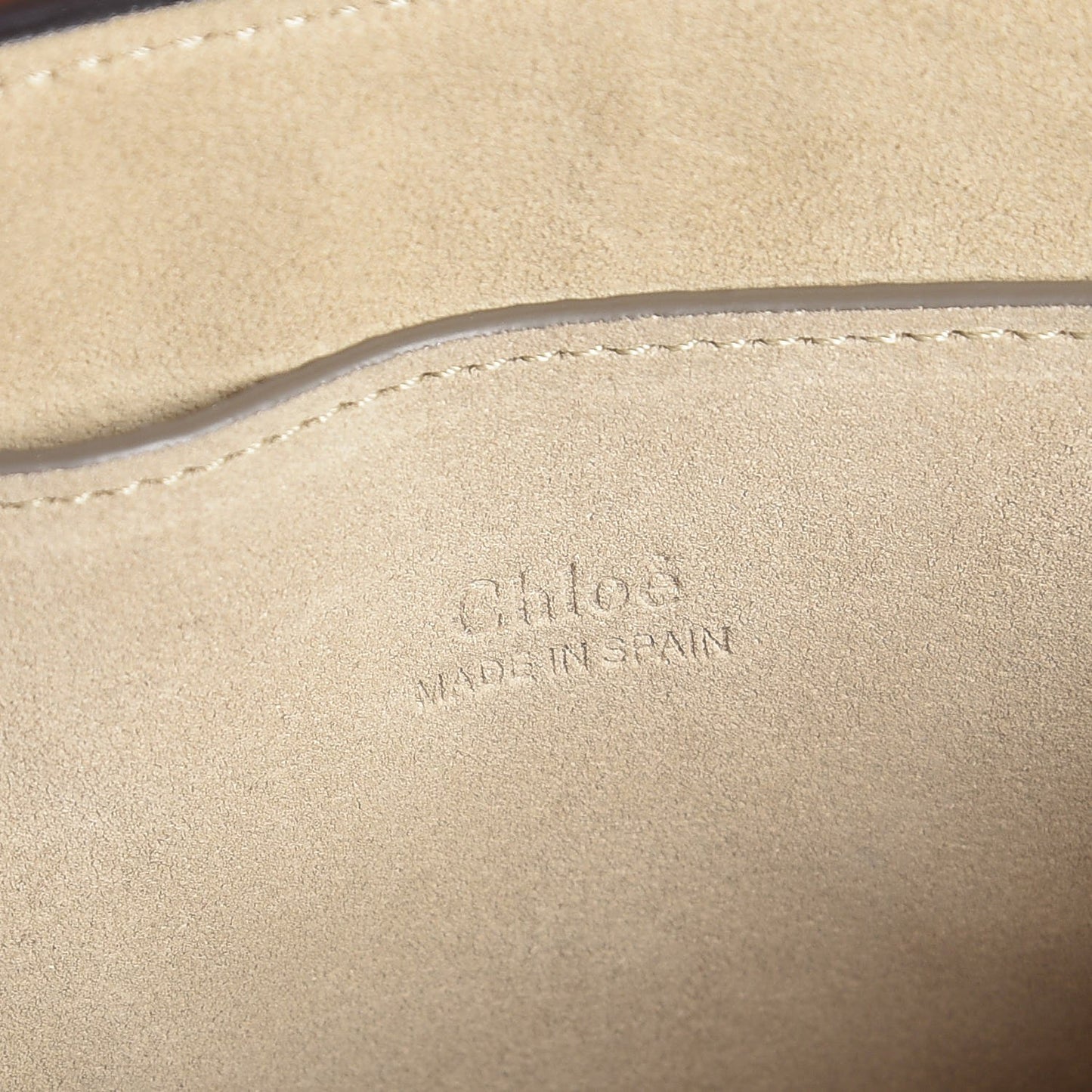 Suede Calfskin Small Faye Shoulder Bag Tobacco
