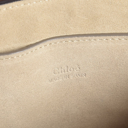 Chloe Suede Calfskin Small Faye Shoulder Bag Tobacco 6 of 7