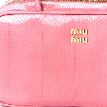 Miu Miu Ayers Medium Beau Top Handle Bag Petal Pink 7 of 9