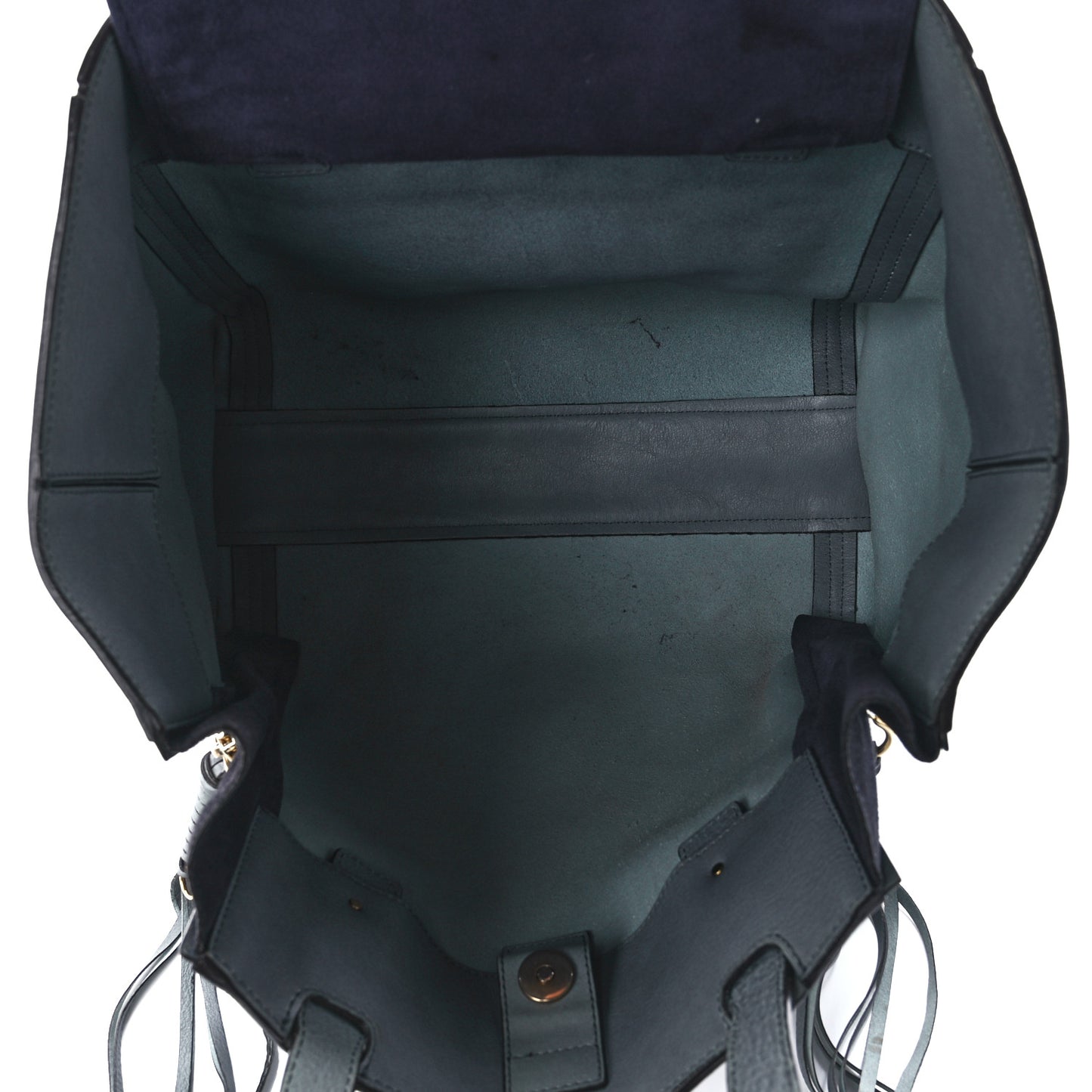 Smooth Calfskin Medium Milo Shopping Tote Cloudy Blue