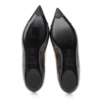 Louis Vuitton Patent Monogram Fetish Ballerina Flats 35.5 5 of 11