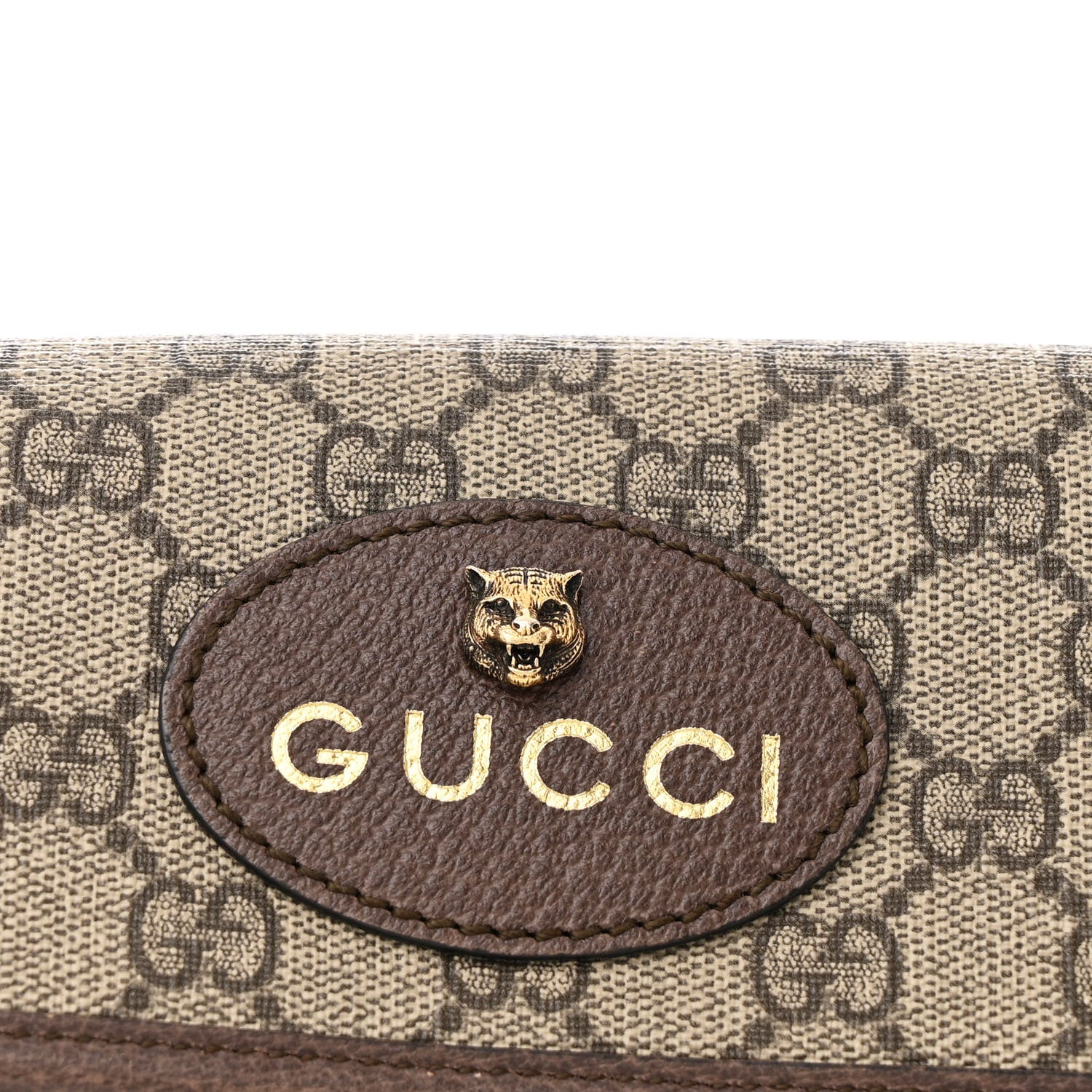Gucci GG Supreme Monogram Neo Vintage Web Belt Bag Brown 8 of 11