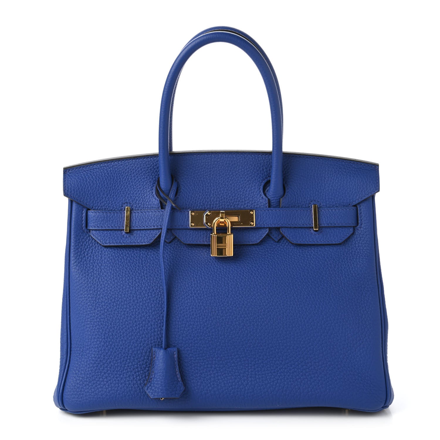 Hermes Togo Birkin 30 Bleu Electrique 1 of 13
