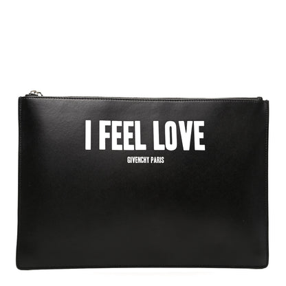 Givenchy Calfskin I Feel Love Medium Pouch Black 1 of 7