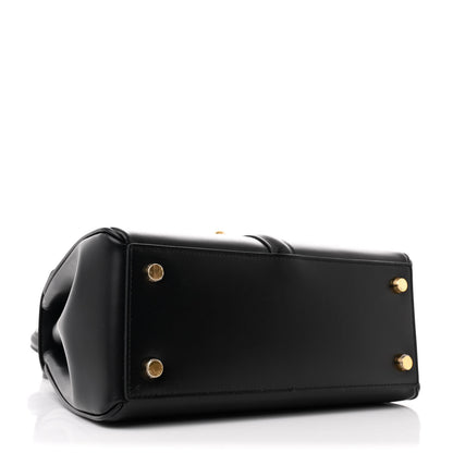 Celine Satinated Calfskin Small 16 Top Handle Bag Black 4 of 11