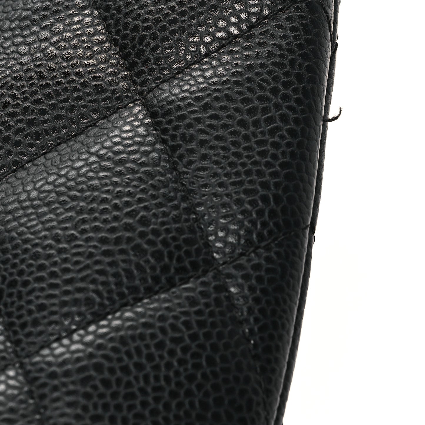 Caviar Quilted Medallion Tote Black