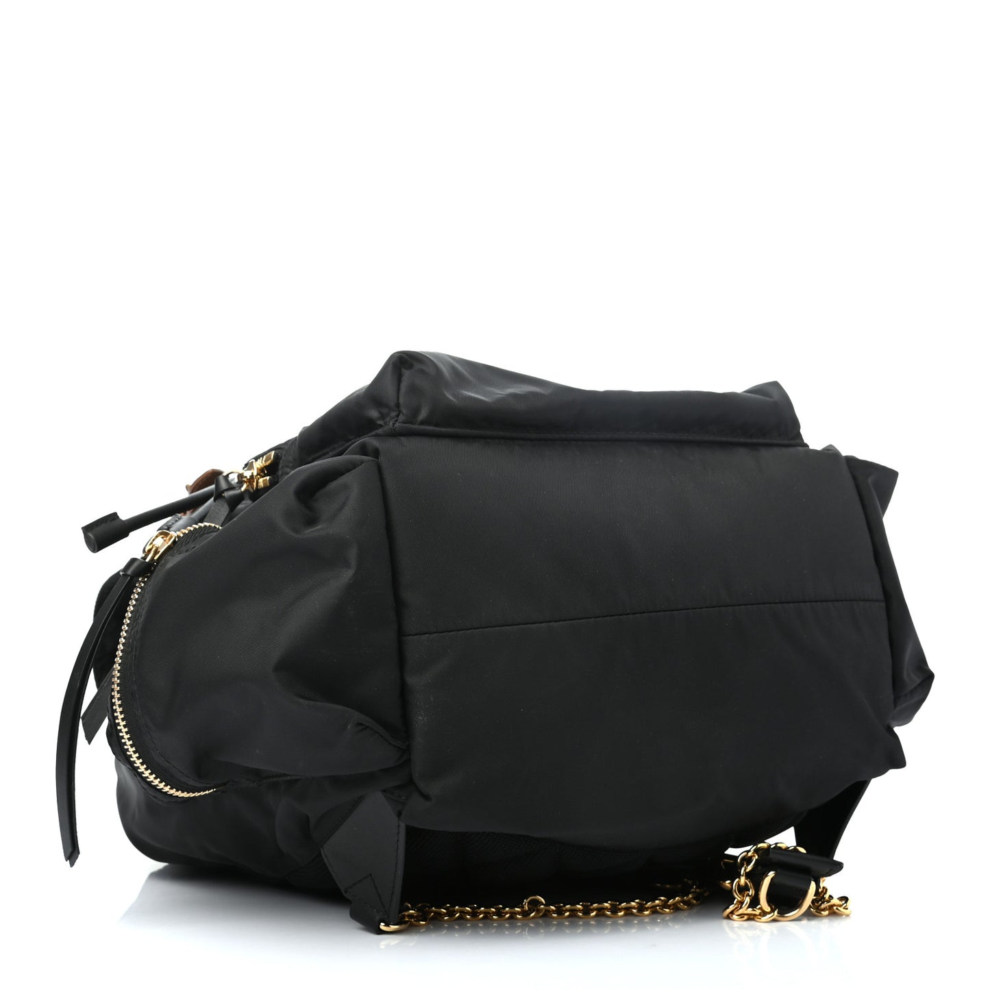 Nylon Large Rucksack Backpack Black