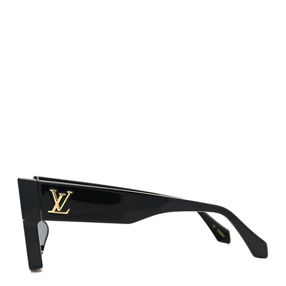 Louis Vuitton Acetate Cyclone Sunglasses Z1578E Black 3 of 8