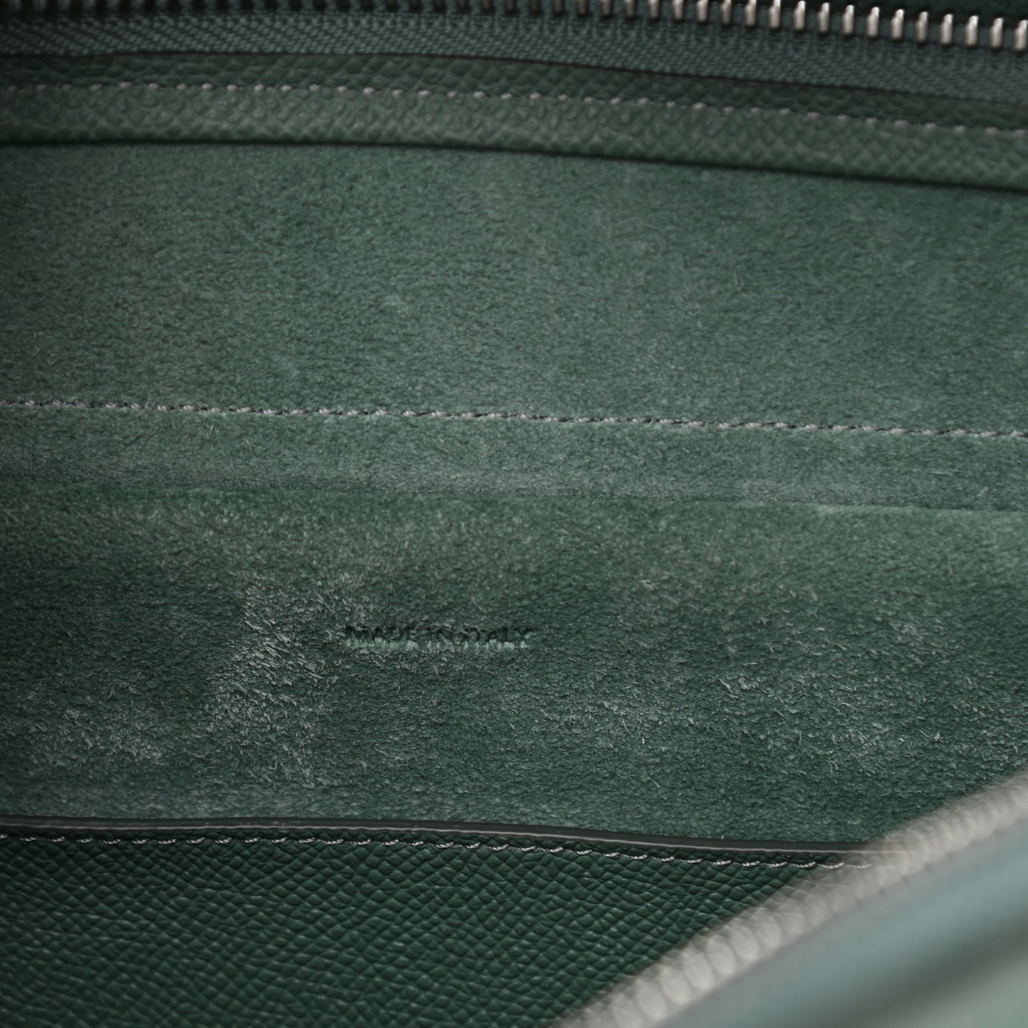 Grained Calfskin Micro Belt Bag Celadon