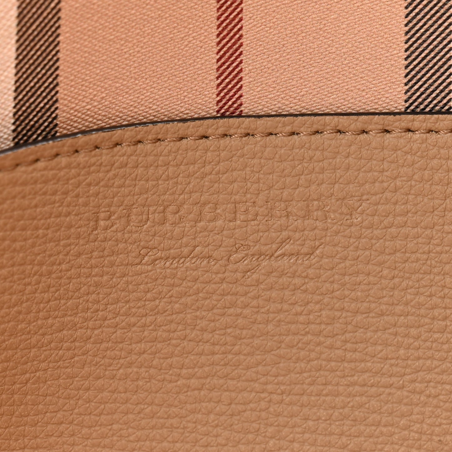 Grainy Calfskin Haymarket Check Medium Ardwell Zip Tote Camel