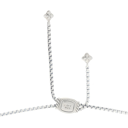 David Yurman Sterling Silver Diamond Blue Topaz Chatelaine Y Necklace 3 of 5
