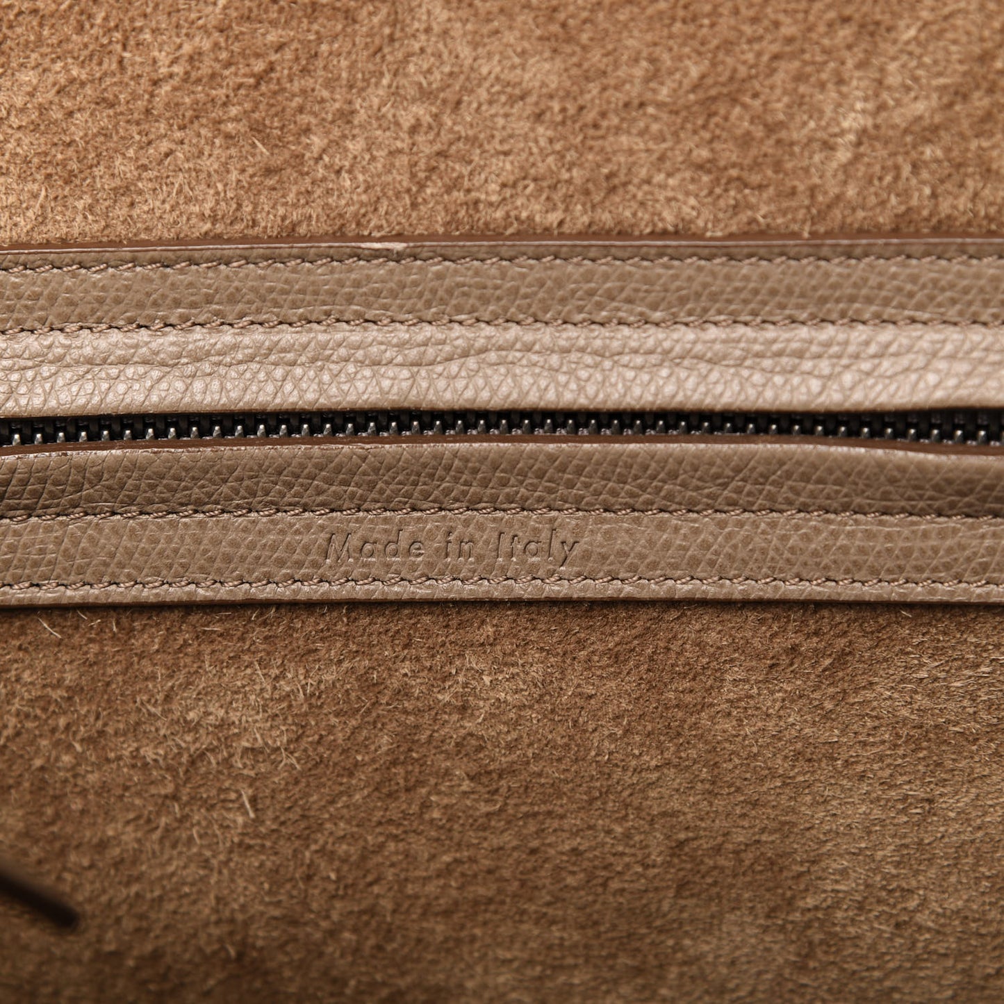 Grained Calfskin Medium Phantom Luggage Taupe
