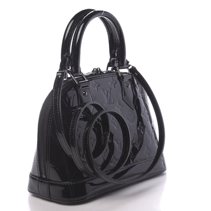 Louis Vuitton Vernis Alma BB Noir Magnetique 3 of 9