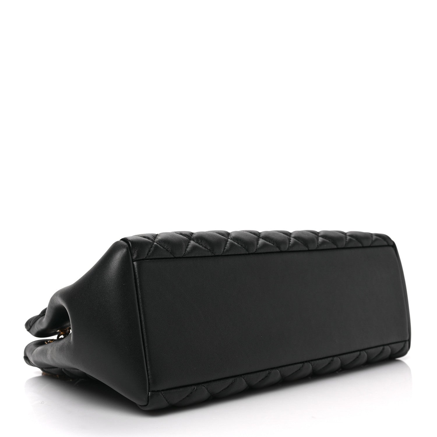 Versace Nappa Quilted Medusa Chain Shoulder Bag Black 4 of 8