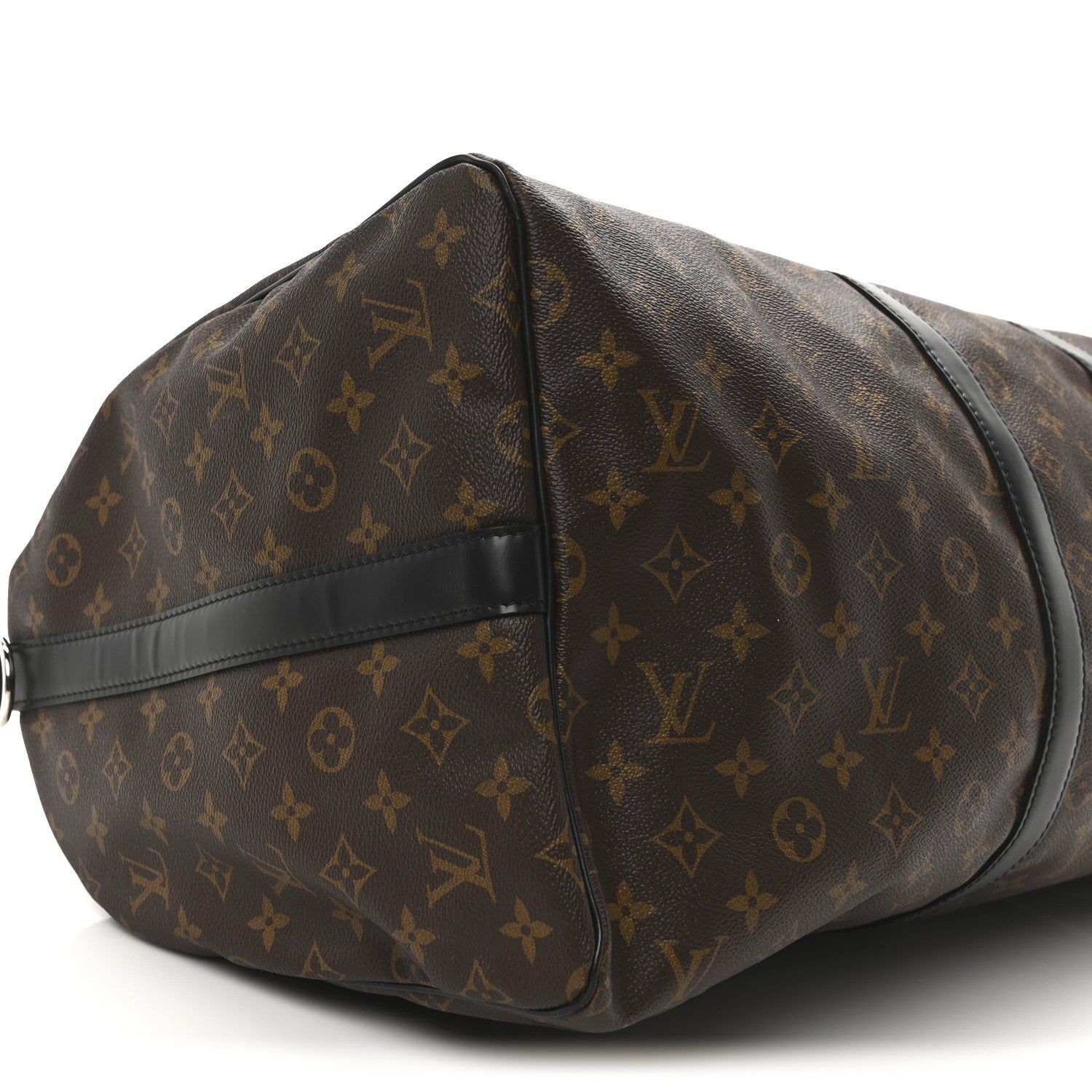 Louis Vuitton Monogram Macassar Keepall Bandouliere 55 7 of 8