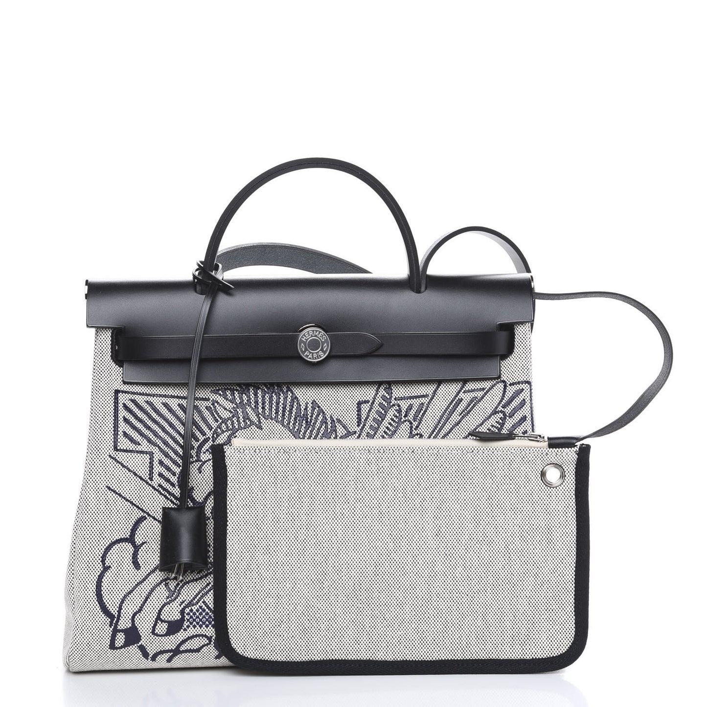 Vache Hunter Toile Pegase Pop Herbag Zip Retourne 31 PM Bleu Indigo