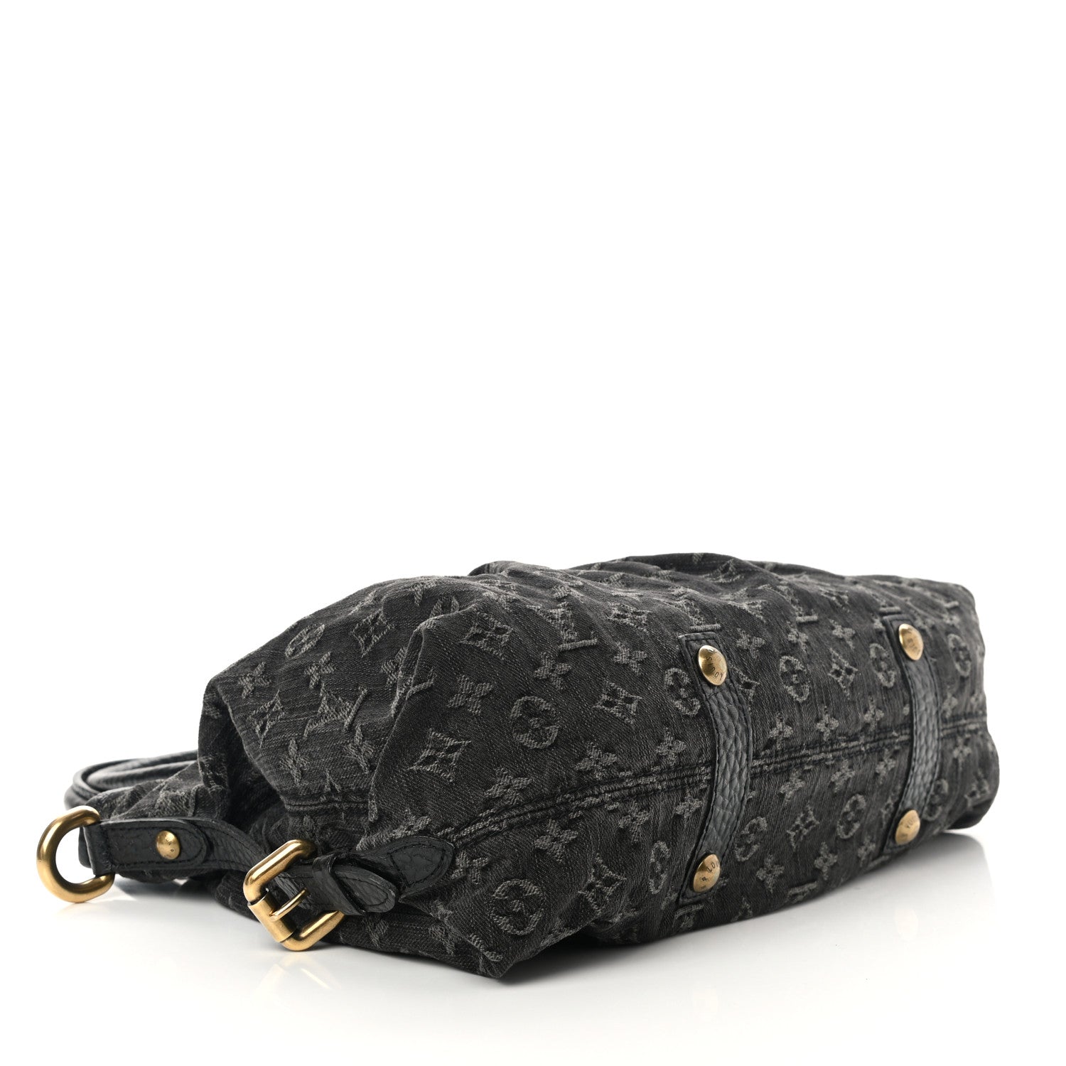 Louis Vuitton Denim Neo Cabby MM Black 4 of 13