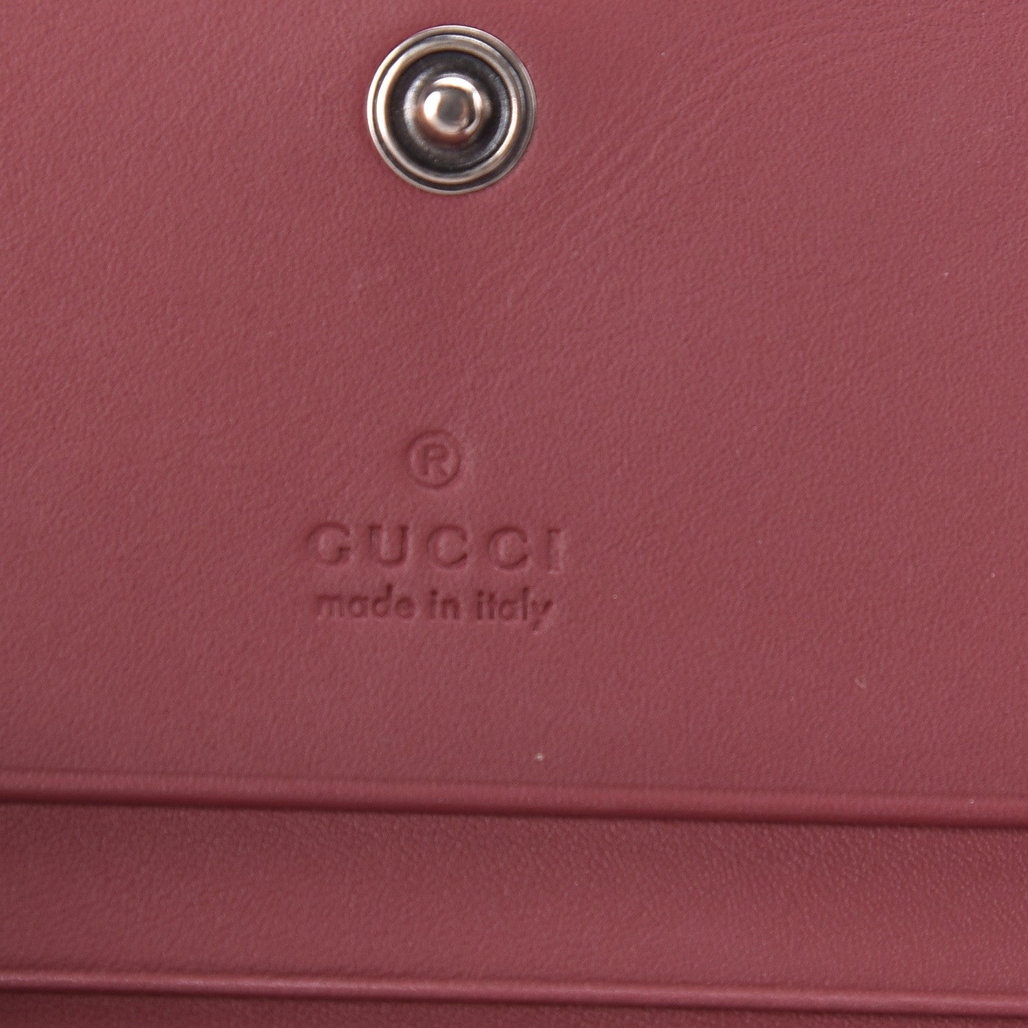 Gucci GG Supreme Monogram Blooms Card Case Beige Multicolor Dry Rose 6 of 7
