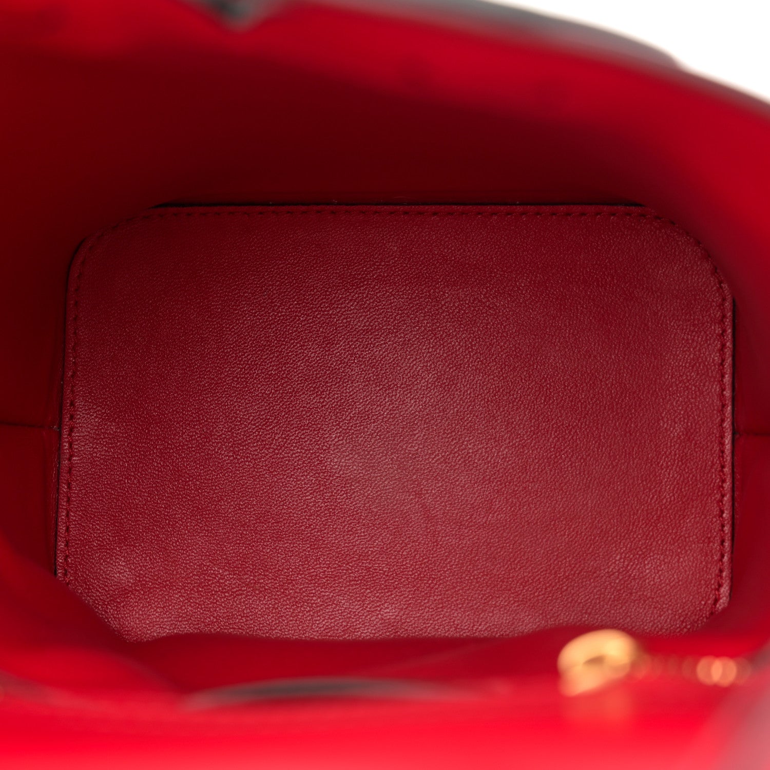 Valentino Garavani Calfskin Vlogo Bucket Bag Rouge Pur 5 of 10