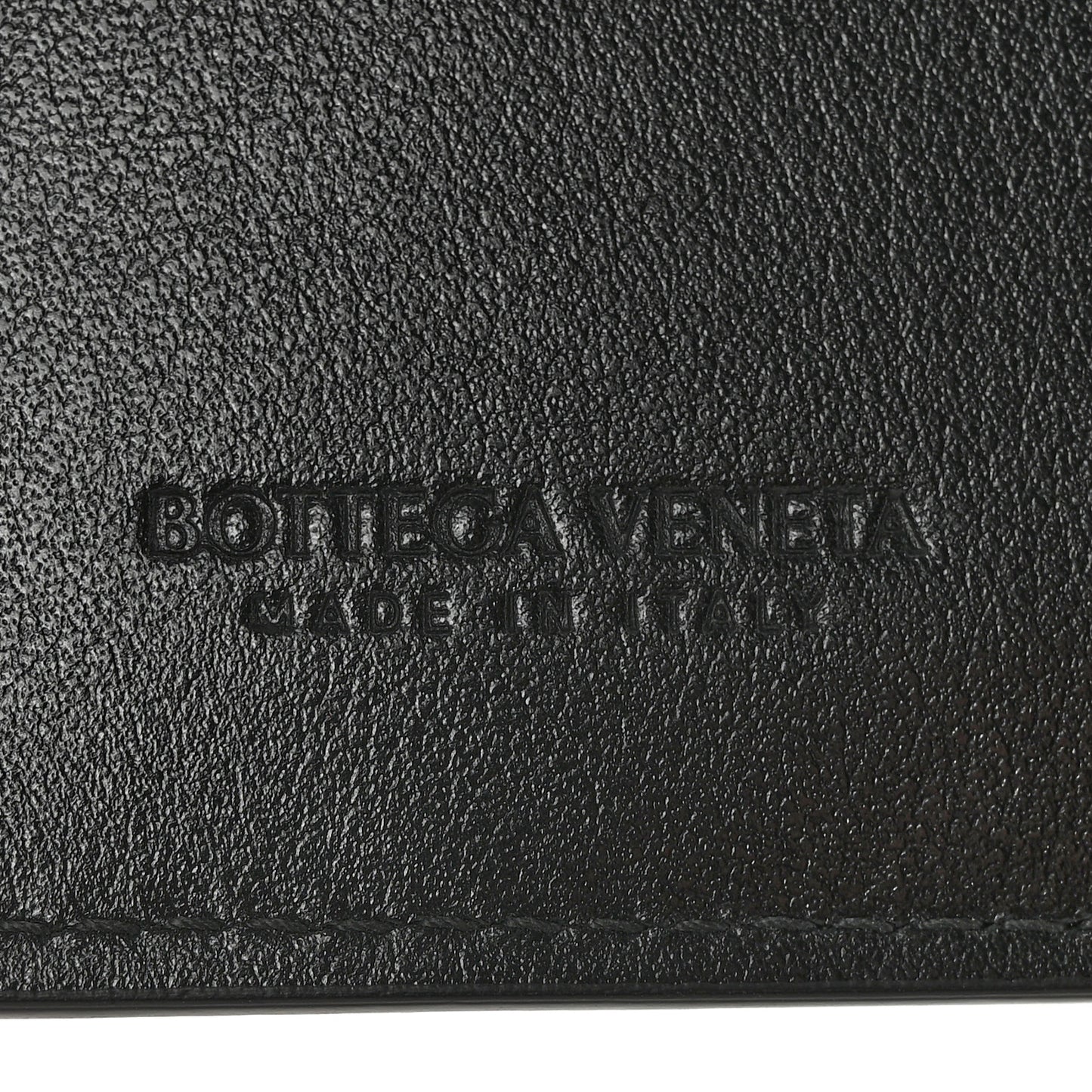 Nappa Intrecciato Bifold Zip Wallet Black