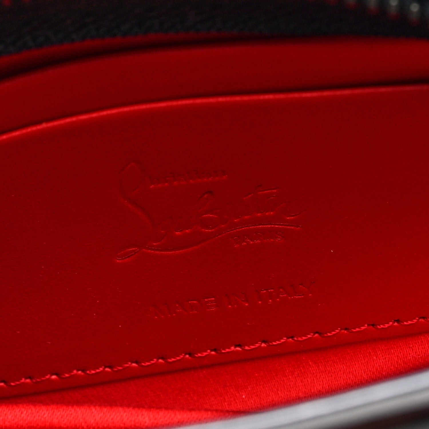 Christian Louboutin Patent Psychic Loubitwist Clutch Black 6 of 10