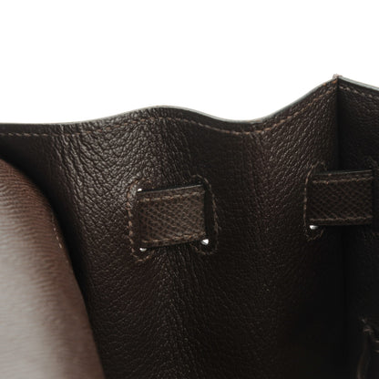 Hermes Epsom Kelly Sellier 35 Chocolat 8 of 22