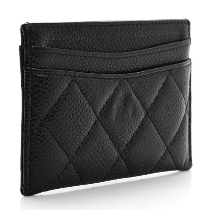 Chanel Caviar Quilted Card Holder Black 3 of 7
