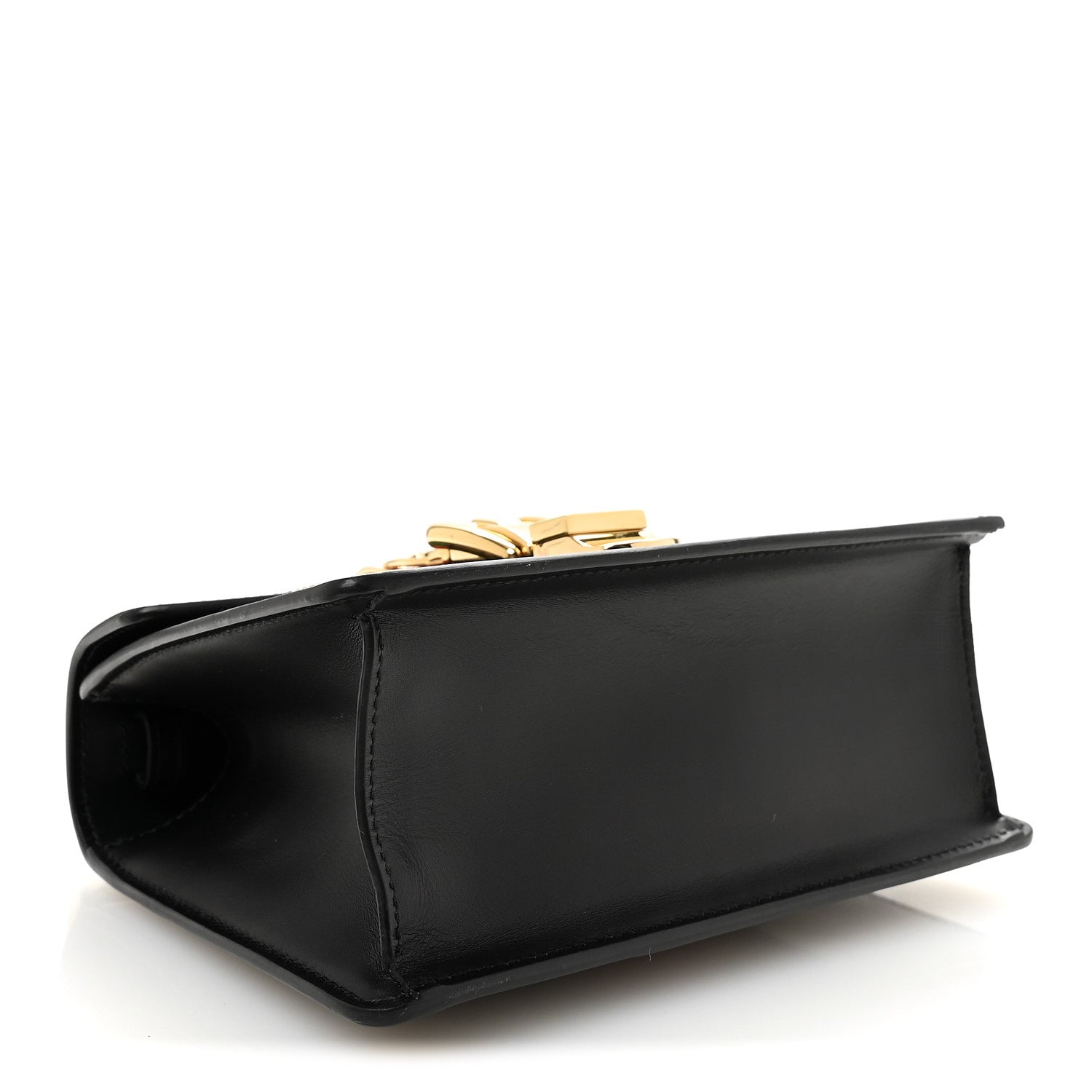 Gucci Calfskin Mini Sylvie Top Handle Bag Black 4 of 10