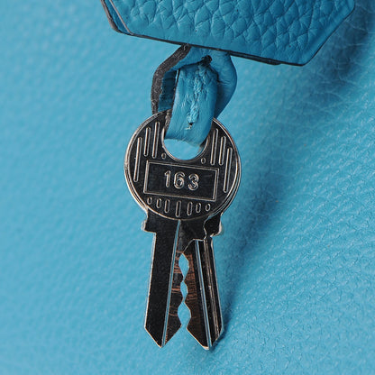 Hermes Togo Birkin 25 Turquoise 14 of 31