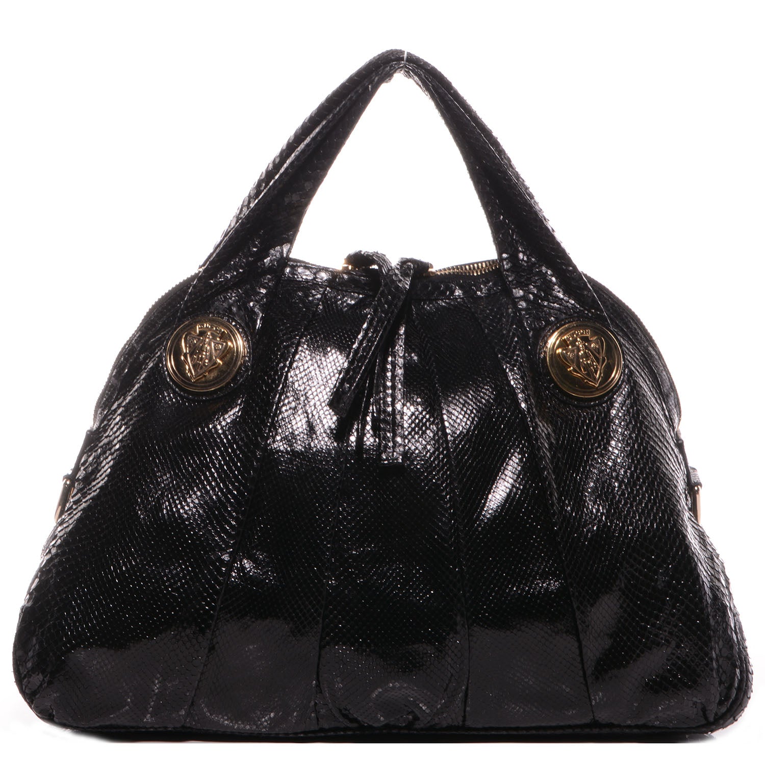 Gucci Python Medium Hysteria Tote Black 1 of 7