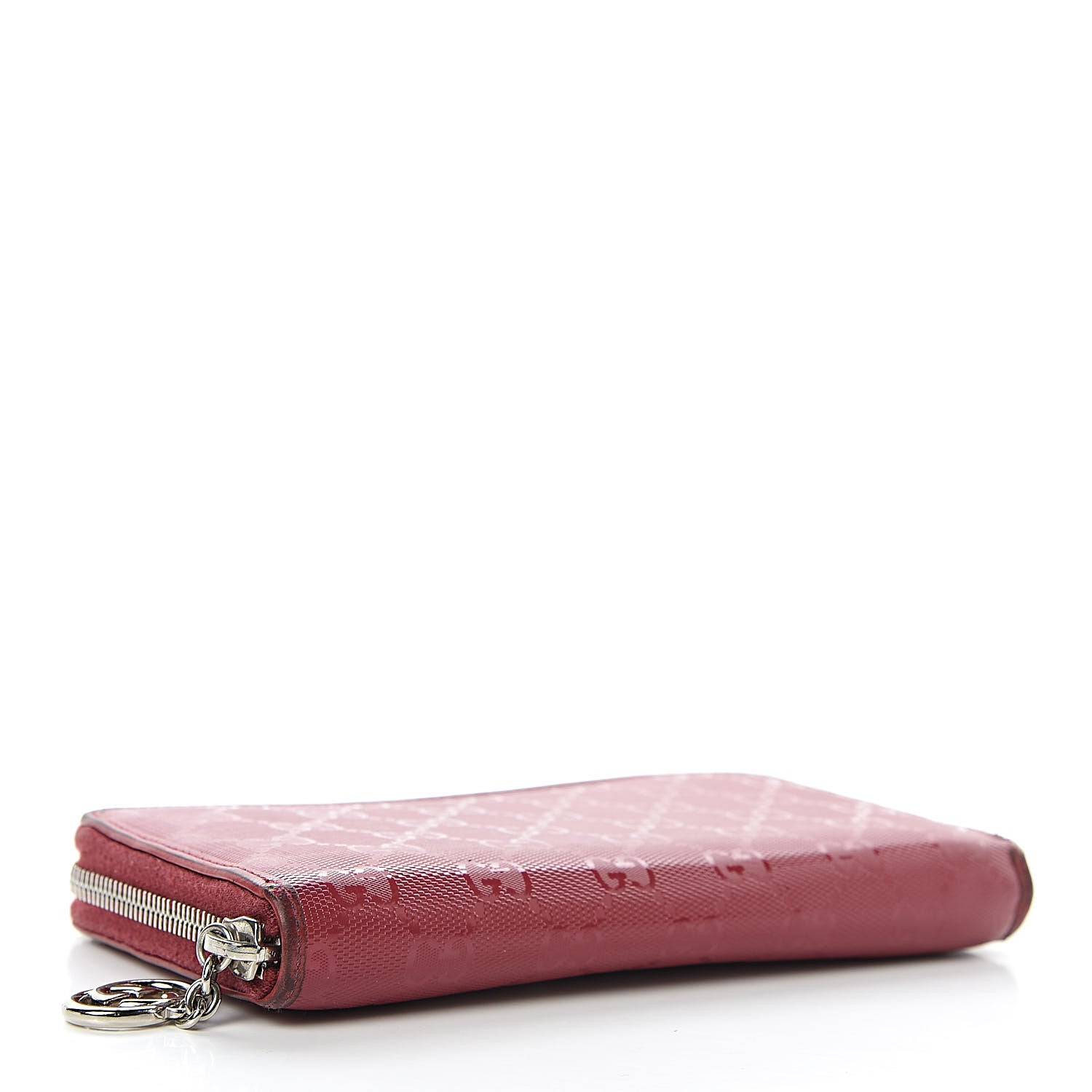 Gucci Imprime Monogram GG Pierce Zip Around Wallet Red 4 of 11