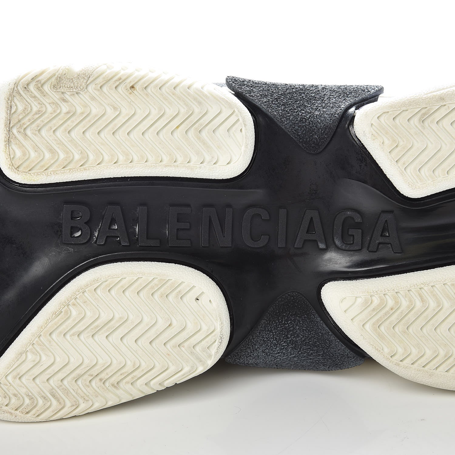 Balenciaga Fabric Mesh Mens Triple S Sneakers 41 White Blue Violet 8 of 19