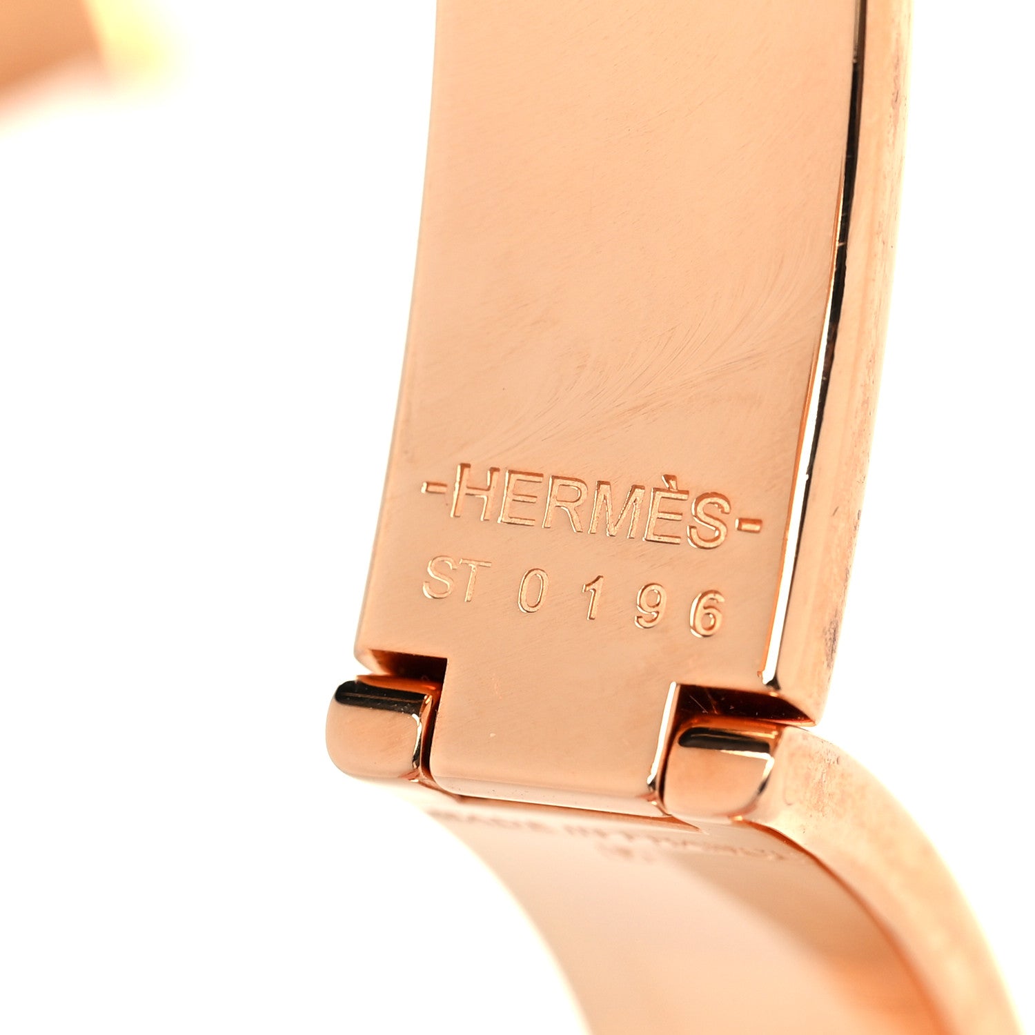 Hermes Enamel Narrow Clic Clac H Bracelet GM Bleu Profond 6 of 6