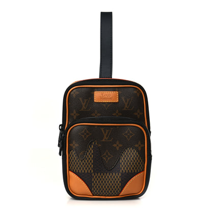 Louis Vuitton X NIGO Giant Damier Ebene Monogram Amazone Sling Bag 1 of 8