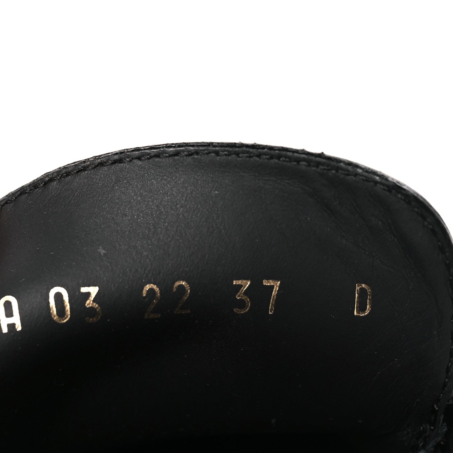 Brushed Calfskin Dior Code Lug Sole Platform 35mm Loafers 37 Black