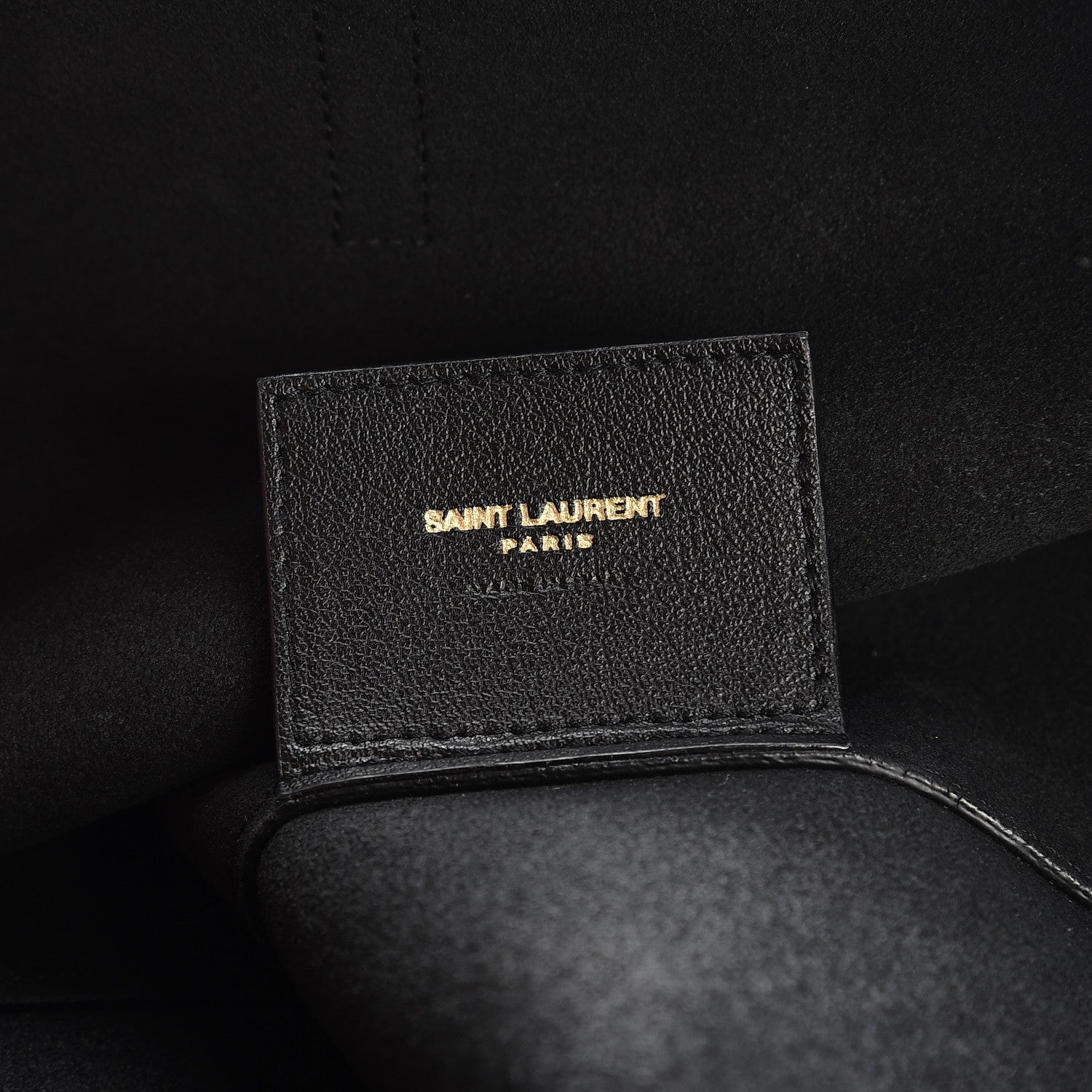 Saint Laurent Calfskin Large Shopping Tote Black 8 of 12